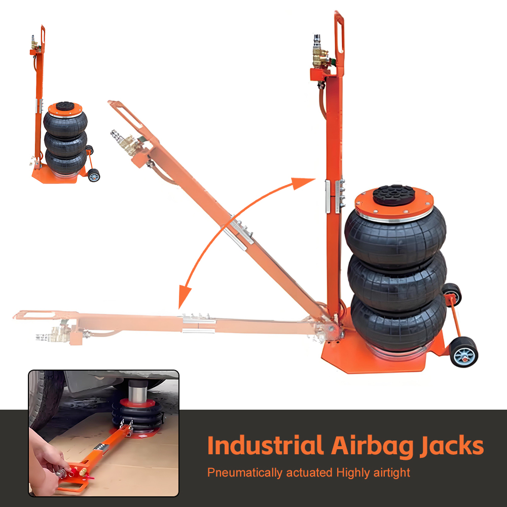 Heavy Equipment Jack - 3-тонный регулируемый домкрат на воздушной подушке,