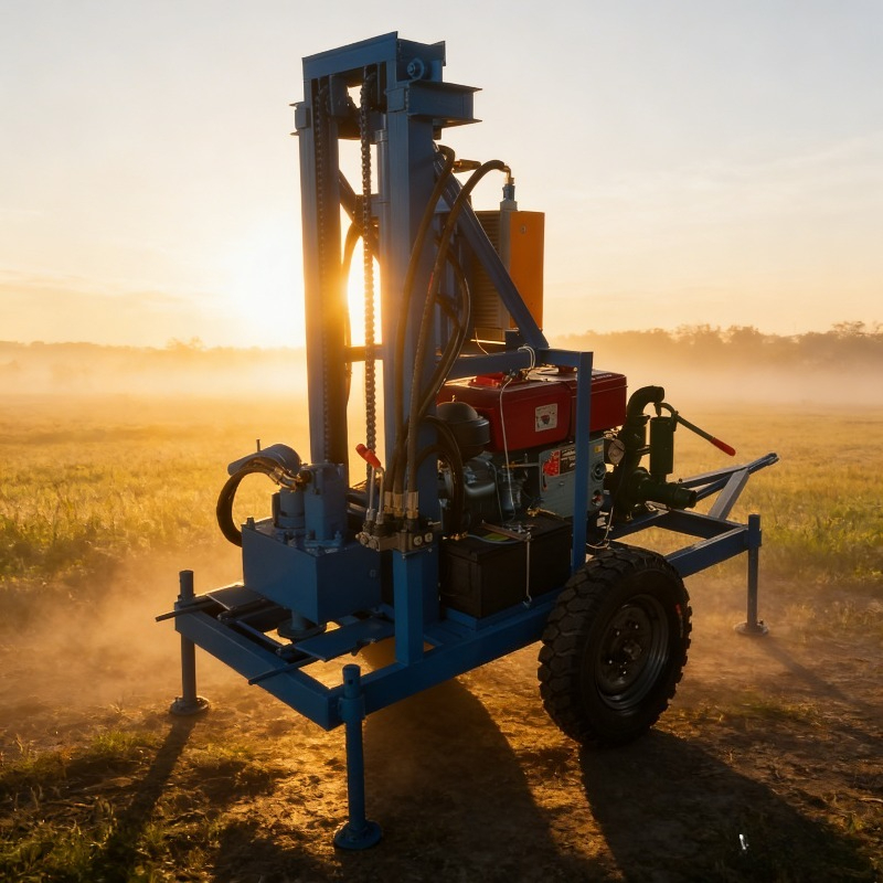 Heavy Equipment Drilling Rig - Промышленная буровая установка для водяных скважин