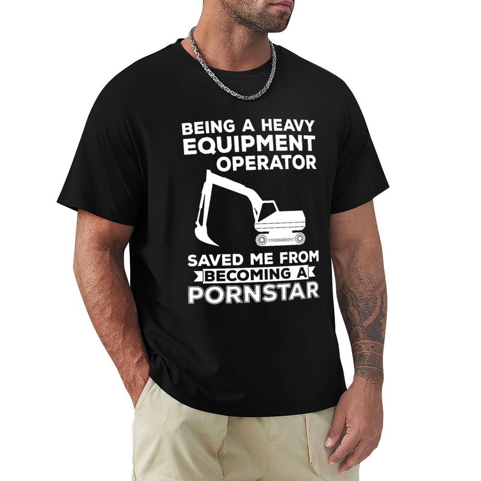 Heavy Equipment Operations - Футболка для оператора тяжелой техники -