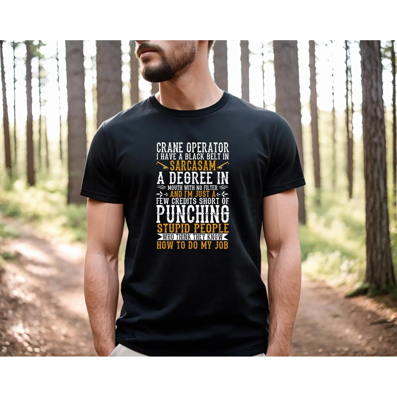 Heavy Equipment Operations - Футболка с саркастической надписью для операторов