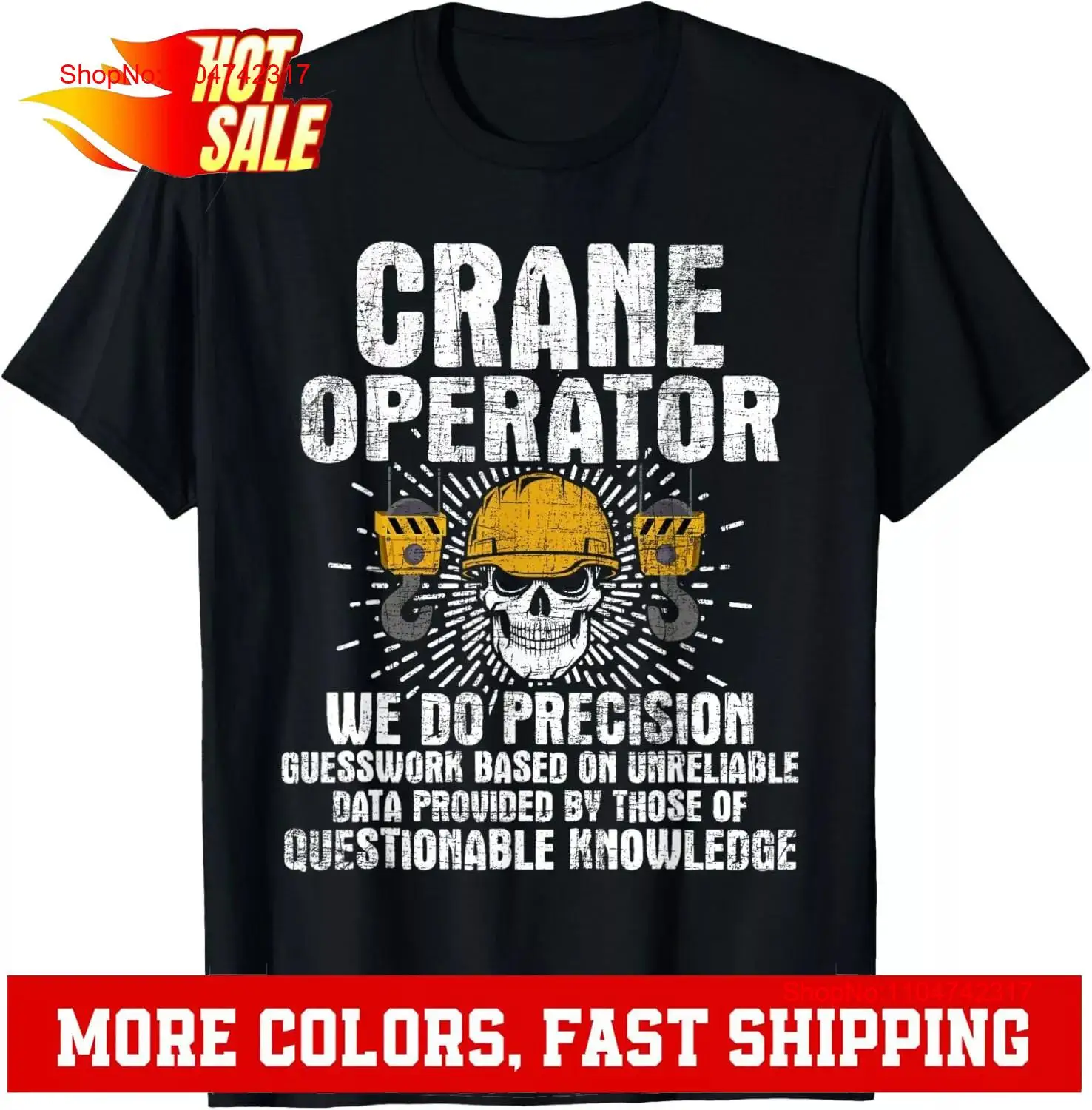 Heavy Equipment Operations - Футболка Crane Operator Retro Tower Heavy