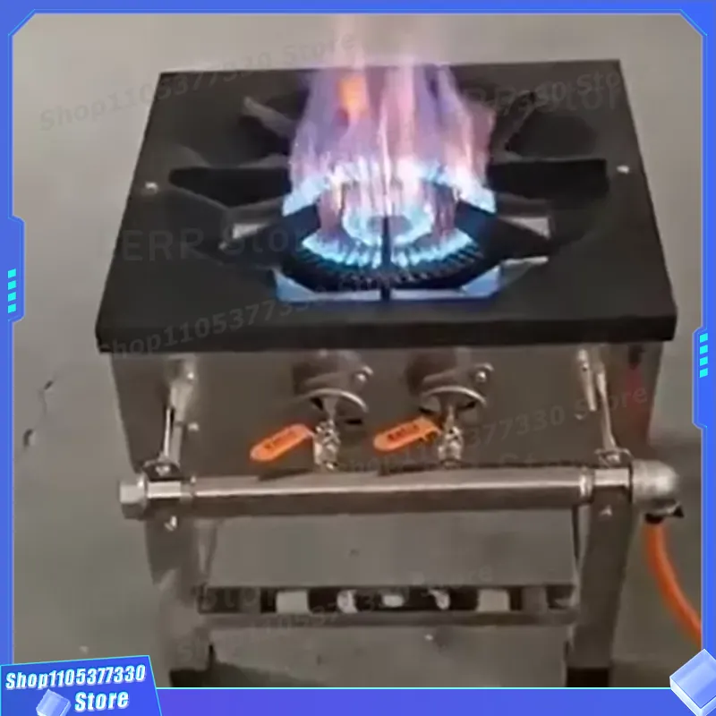 Heavy Equipment In Kitchen - Коммерческая чугунная газовая плита с короткими
