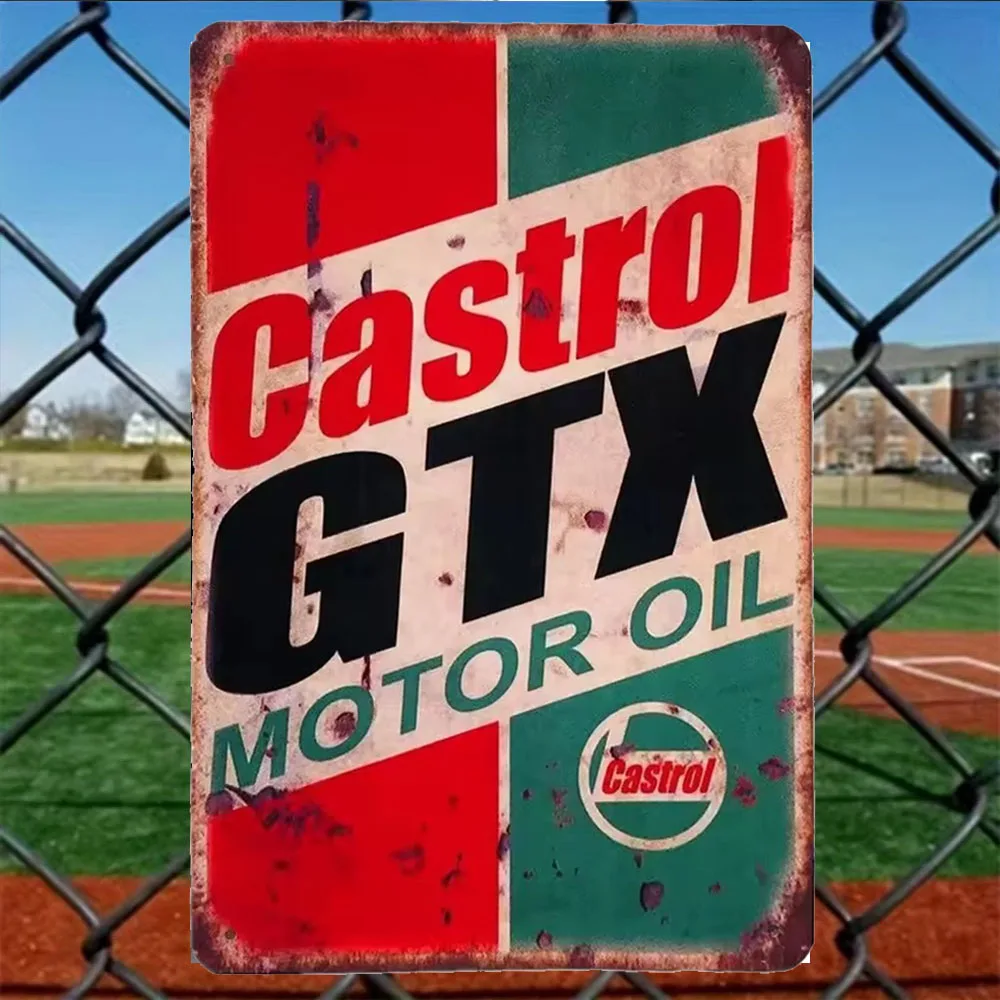 Винтажная жестяная табличка Ca – обзор и цена Castrol Oil Gtx