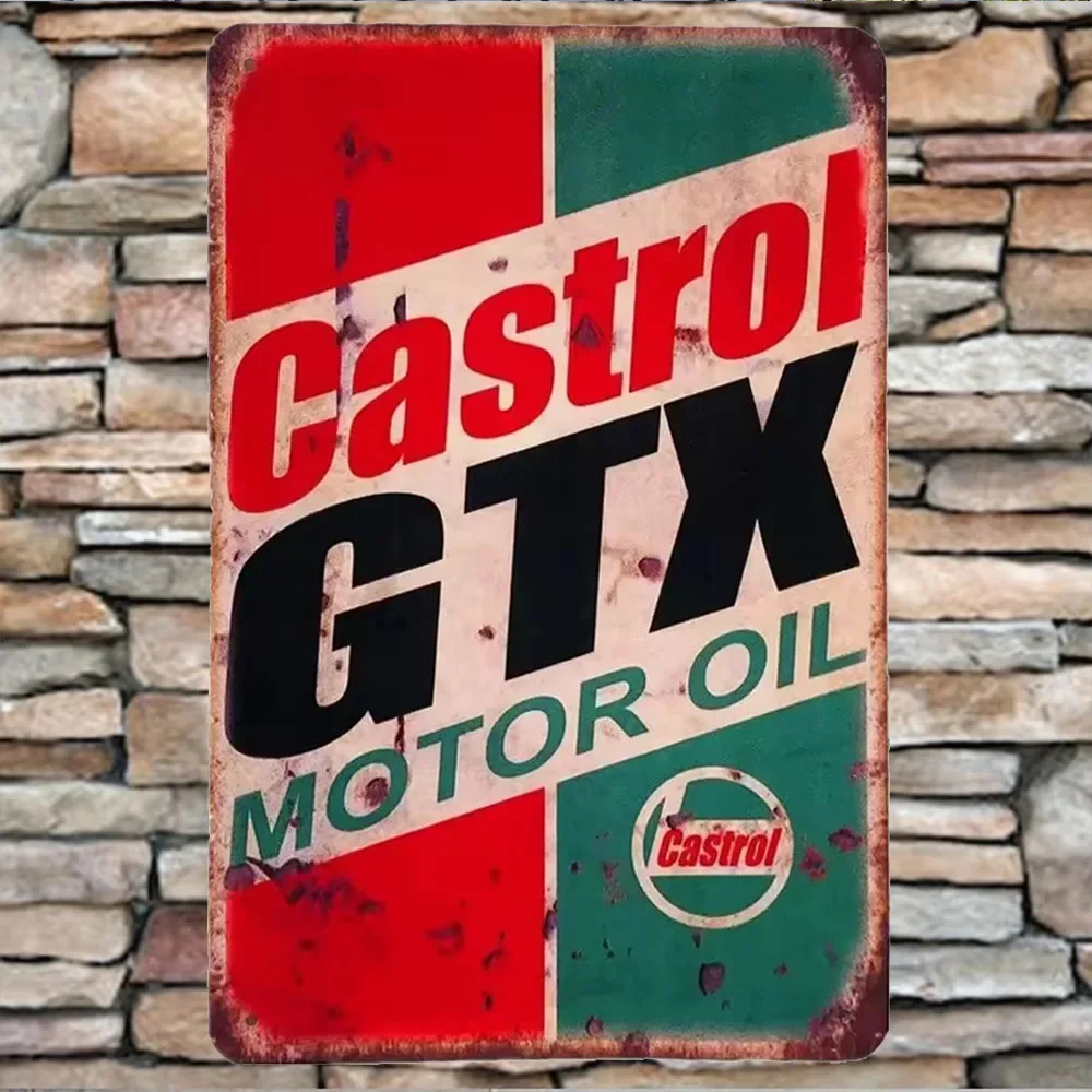Винтажная жестяная табличка Ca – обзор и цена Castrol Oil Gtx
