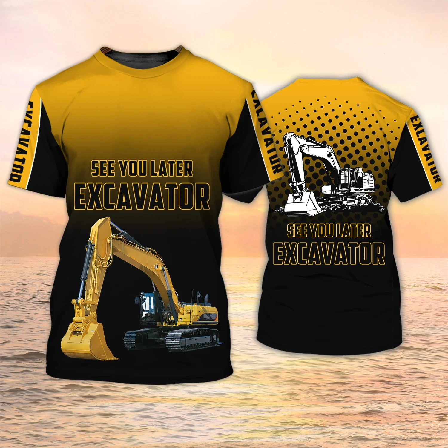 Футболки с 3D-принтом «Экскава – обзор и цена Heavy Equipment Operations