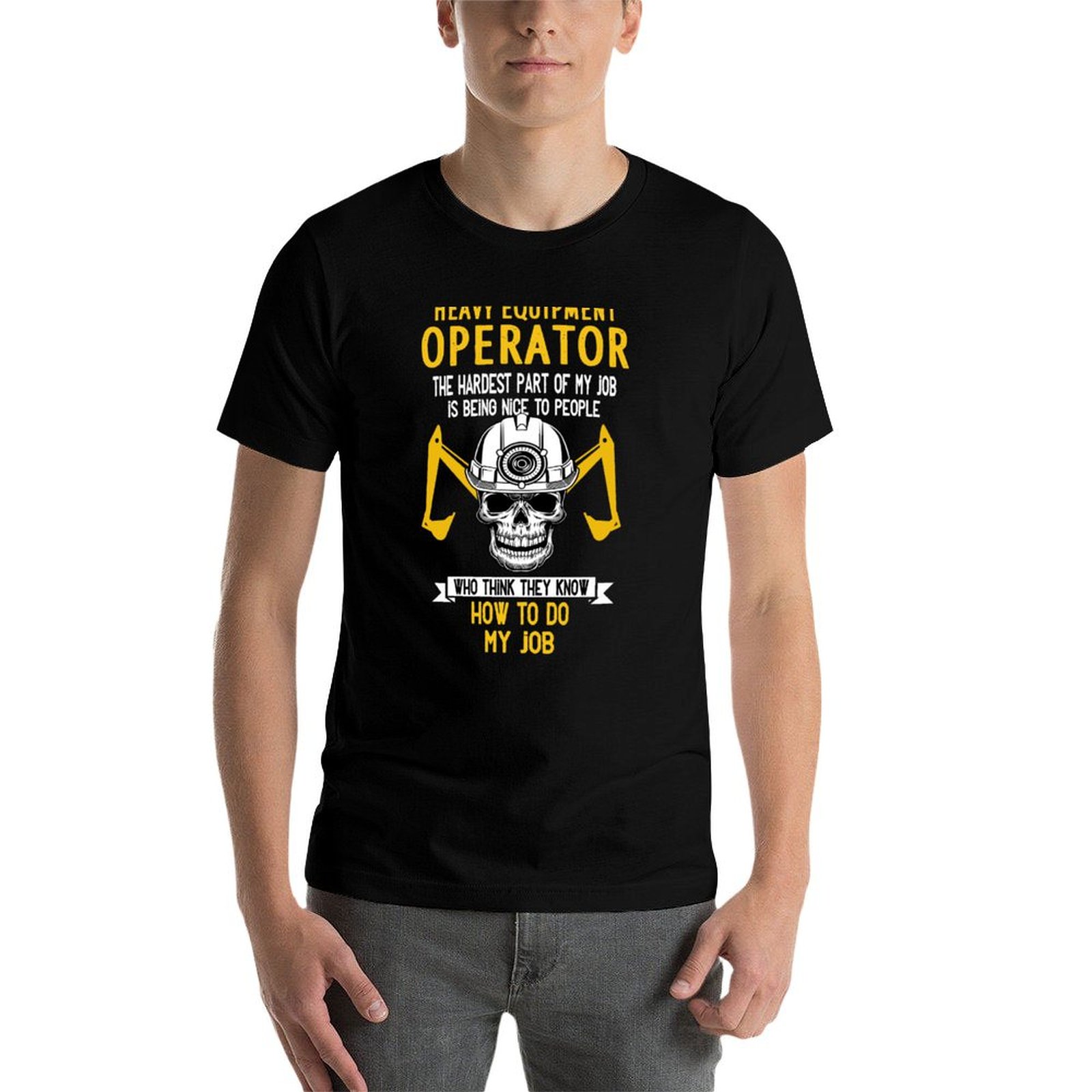 Забавная футболка для водителя – обзор и цена Heavy Equipment Operations